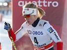 Norská bkyn Ragnhild Hagaová bhem skiatlonu v Lillehammeru