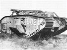 Tvar britských tank byl dán poadavkem na maximální pekroivost píkop