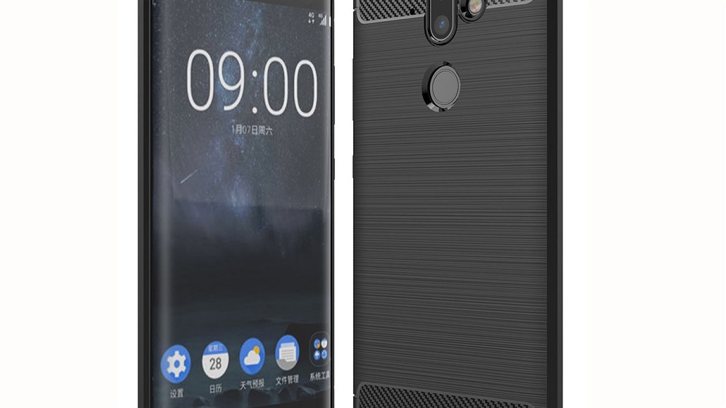 Údajná Nokia 9 v ochraném krytu