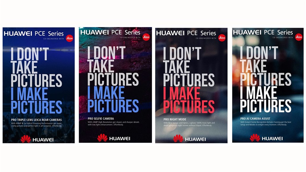 Údajné promo materiály pro chystaný Huawei P11.