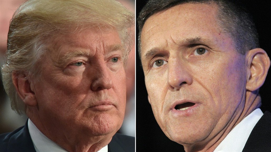 Donald Trump a Michael Flynn