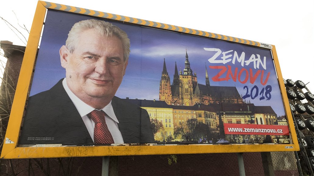 Image result for milos zeman billboard