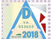 Nová dálniční známka pro rok 2018