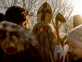 Úntice, 2.12.2017 Mikulá, svátek, ert, tradice, folklor, prvod