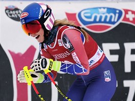 Mikaela Shiffrinov slav v cli sjezdu v Lake Louise.