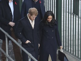 Princ Harry a Meghan Markle na první spolené oficiální akci po oznámení zásnub...