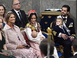Křtiny švédského prince Gabriela (Stockholm, 1. prosince 2017)