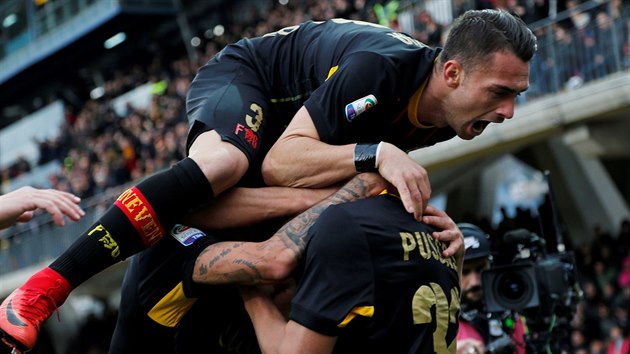 Fotbalist� Beventa v g�lov� euforii