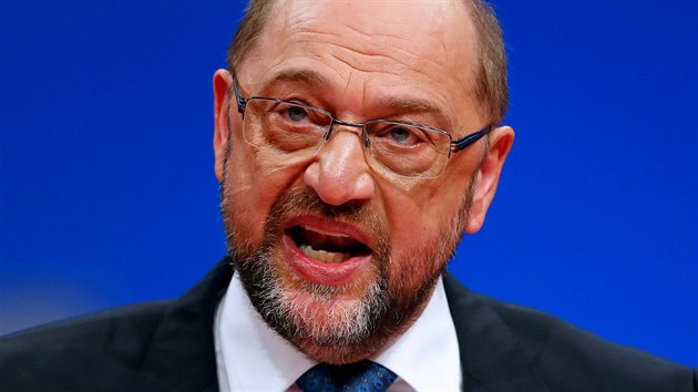 Martin Schulz na konferenci socilnch demokrat (7. prosince 2017)