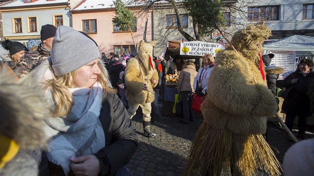 Valask mikulsk jarmark se konal 2. prosince ve Valaskch Kloboukch na Zlnsku.