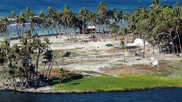 Takhle vypad� p��tel�t�j�� kousek ostrova.