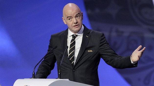 Prezident FIFA Gianni Infantino.