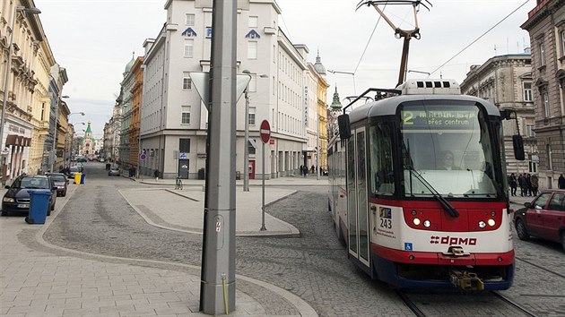 Pohled na prostor ped hotelem Palc na zrekonstruovan olomouck td 1. mje.