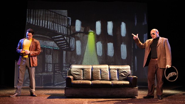 Z�b�r z inscenace Zabte o�kliv�, kter� uvedlo Divadlo Aqualung