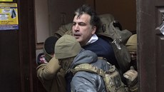 Ukrajinská policie v Kyjev opt zatkla gruzínského exprezidenta Michaila...