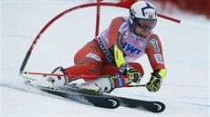 Nor Henrik Kristoffersen zatáí v závod obího slalomu v Beaver Creeku