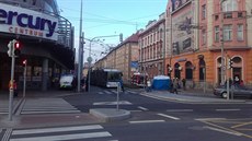 Tragická nehoda se stala na p�echodu u Mercury Centra v �eských Bud�jovicích.