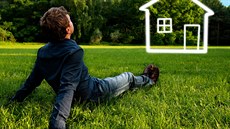 Nesta�ily mu peníze na domek, zkombinoval hypotéku a úv�r ze stavebního spo�ení.