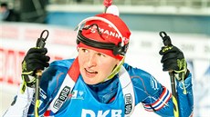 Veronika Vítková v cíli sprintu v Östersundu.