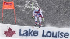 Tina Weiratherová ve sjezdu v Lake Louise.