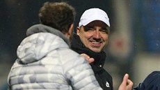 Liberecký kou� Jind�ich Trpi�ovský slaví vít�zství nad Olomoucí.