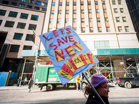 Protesty na podporu Net Neutrality (New York)