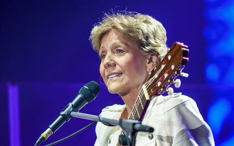 Lenka Filipov na koncert Mira birky (Brno, 9. prosince 2017)
