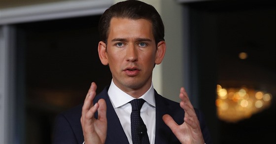 Nový rakouský kanclé Sebastian Kurz (18. prosince 2017)