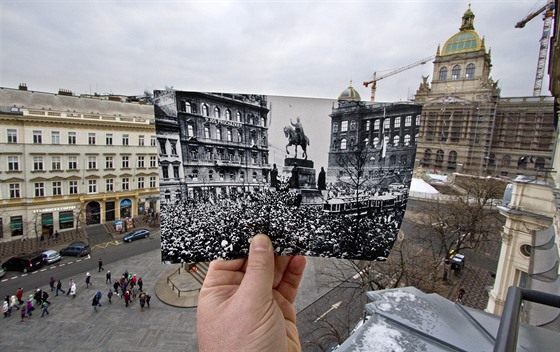 První fotografie seriálu StoletíDNES pochází z oslav zaloení eskoslovenska na...