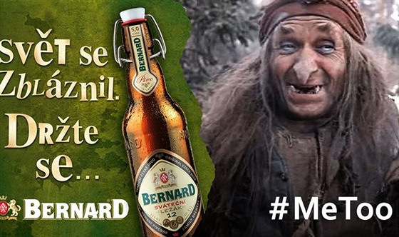 Kontroverzní reklama pivovaru Bernard.