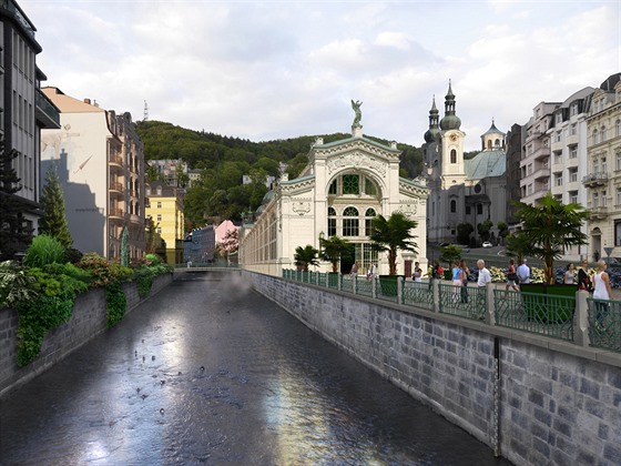 Vizualizace repliky V�ídelní kolonády umo��uje ud�lat si p�edstavu o tom, jak...
