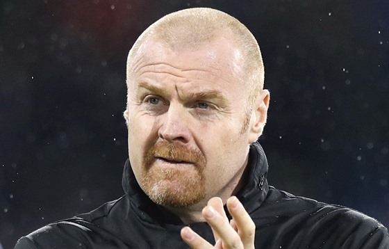 Trenér fotbalist Burnley Sean Dyche.