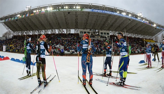 Tjumeň. Ruský biatlonový areál v minulosti hostil exhibice i mistrovství... Tjumeň. Ruský biatlonový areál v minulosti hostil exhibice i mistrovství...