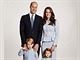 Princ William, vvodkyn Kate a jejich dti princ George a princezna Charlotte...
