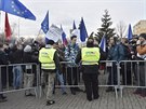 Demonstrace proti konferenci evropských protiimigraních stran (16. prosince...