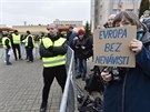 Demonstrace proti konferenci evropských protiimigraních stran (16. prosince...