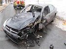 Na zaátku února roku 2017 dolo ped Chotboí k dopravní nehod. idi vozu...