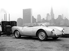Porsche 550 Spyder v New Yorku pi cest na závod Carrera Panamericana (1953)