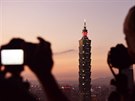 Taipei 101 se svými 508 metry patří mezi nejvyšší stavby na světě.