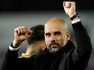 STRJCE FOTBALOVÉ MAINY. Trenér Manchesteru City Pep Guardiola.