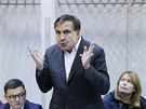 Gruzínský exprezident a odvolaný odský gubernátor Michail Saakavili u soudu v...