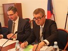 Andrej Babi na zasedání snmovního výboru pro evropské záleitosti (13....