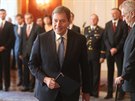 Prezident Milo Zeman na Hrad jmenuje vládu Andreje Babie. (13. prosince 2017)