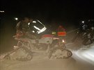 Podchlazenho mue nali hasii kousek pod Rchorskou boudou (11.12.2017).