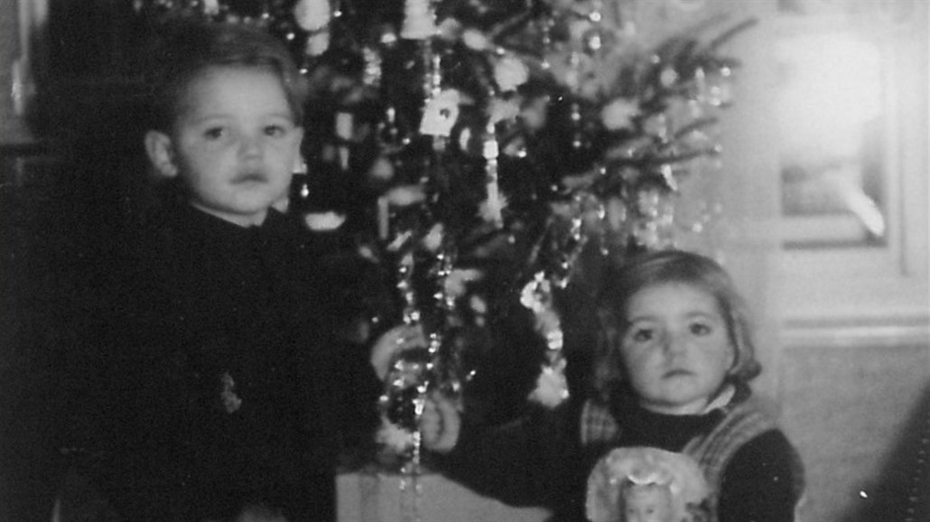 Váno�ní stromek ve Smr�ovce v první polovin� 20. století.