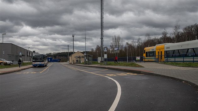 Rychnovsk dopravn terminl po oprav Ndran ulice (12.12.2017).