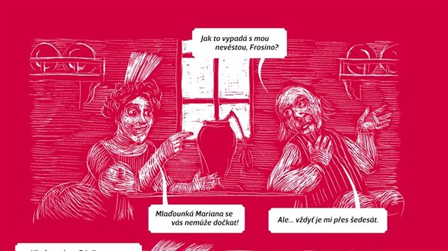 Molierovo dlo podala Renta Fukov krtkmi komiksy