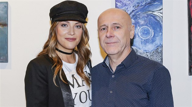 Kateřina Sokolová a její otec Jan Sokol (13. prosince 2017)