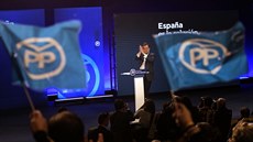 panlský premiér Mariano Rajoy agituje v Tarragon (17. prosince 2017)