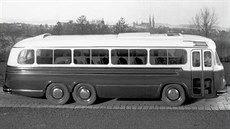 Model horského autobusu Karosa T 500 HB